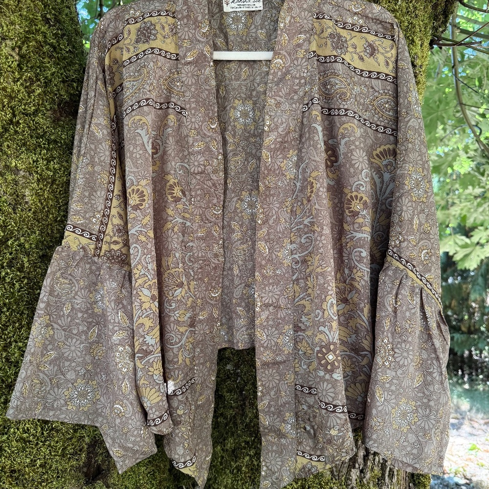 Kantha Bae Silk Shrug